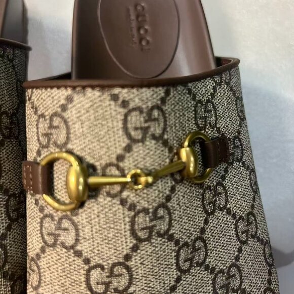 Gucci mule slippers in GG Supreme canvas - Picture 4 of 7